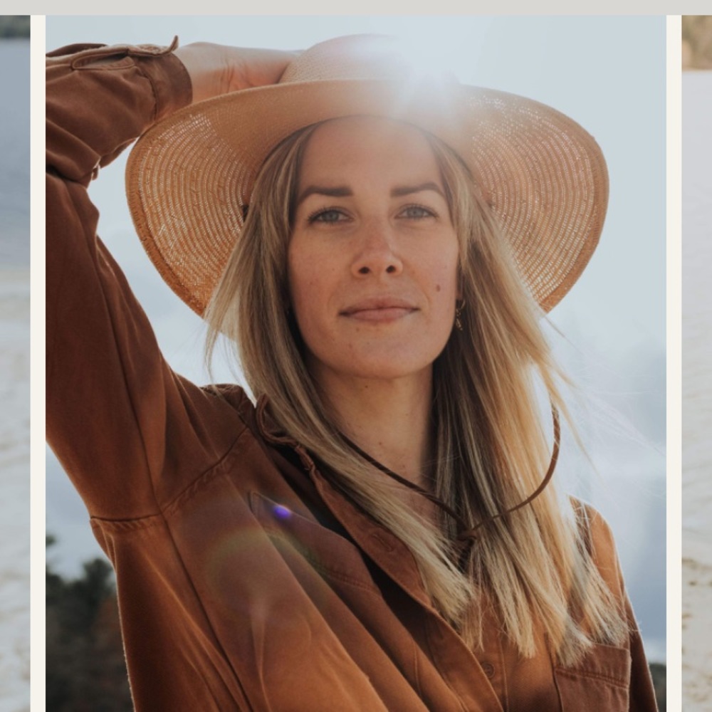 Nomad straw hat by Anupaya